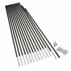 FRILUFTS FIBREGLASS POLE KIT 9,5 - Zeltstange Schwarz