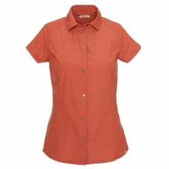 FRILUFTS KEA SHIRT Frauen - Outdoor Bluse Deep Sea Coral