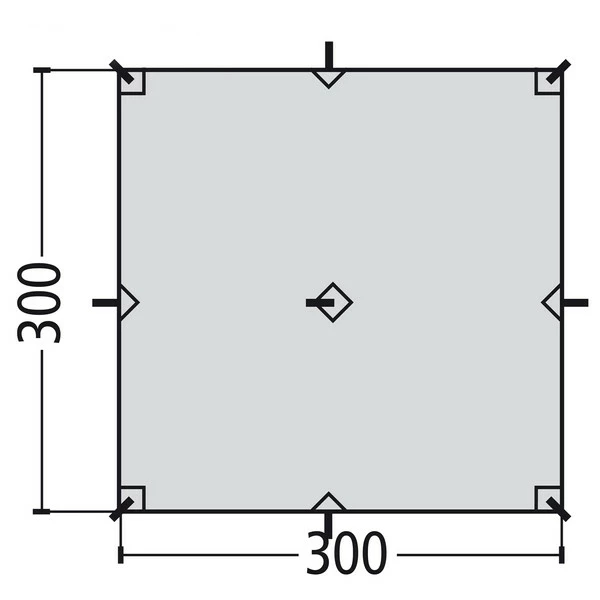 FRILUFTS CALLAN TARP S - Tarp Vineyard Green 2 FRILUFTS CALLAN TARP S - Tarp Vineyard Green – Bild 2