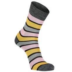 FRILUFTS VILLARRICA LINE STRIPE SOCKS Unisex - Freizeitsocken Dandelion